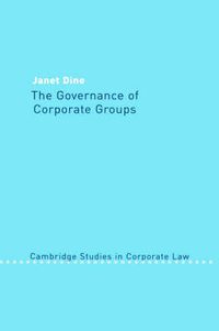 Cover image for The Governance of Corporate Groups