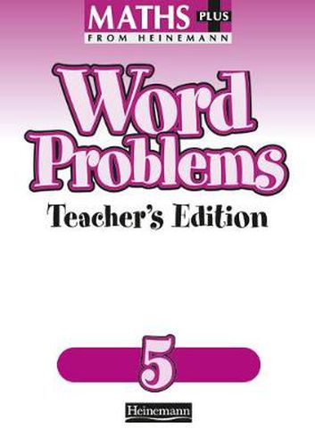 Cover image for Maths Plus Word Problems 5: Teacher's Book
