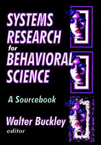 Cover image for Systems Research for Behavioral Science: A Sourcebook