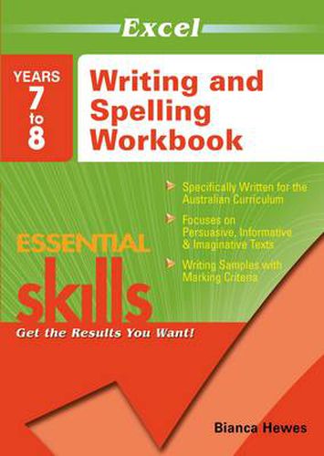 Cover image for Excel Ess Writing and Spell 7 - 8