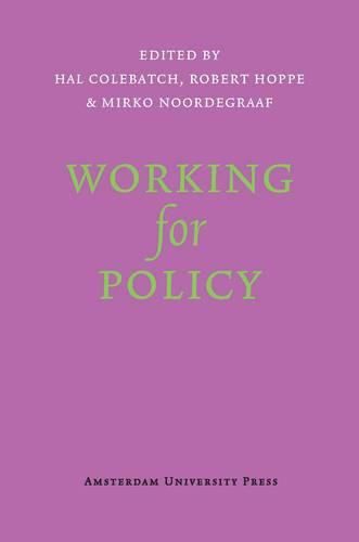 Cover image for Working for Policy