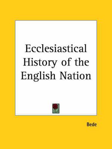 Cover image for Ecclesiastical History of the English Nation (1723)