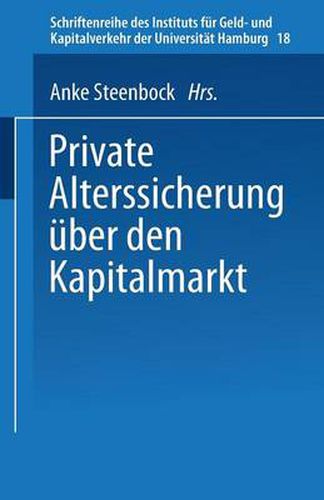 Cover image for Private Alterssicherung UEber Den Kapitalmarkt