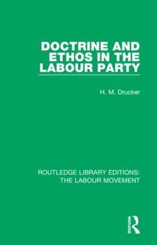 Cover image for Doctrine and Ethos in the Labour Party