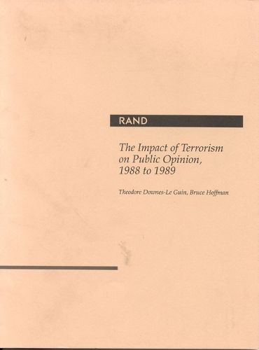 Cover image for The Impact of Terrorism on Public Opinion, 1988 to 1989