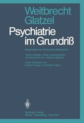 Cover image for Psychiatrie Im Grundriss