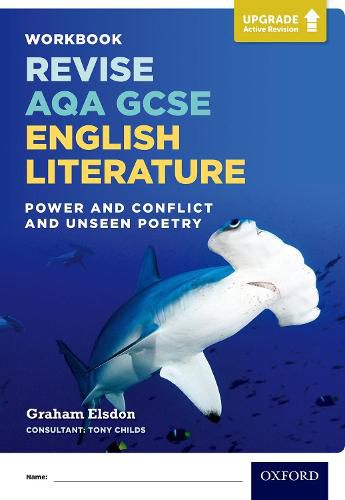 Cover image for Revise AQA GCSE English Literature: Power and Conflict and Unseen Poetry Workbook: Upgrade Active Revision