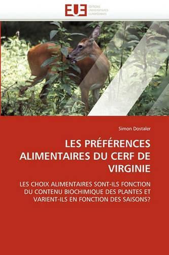 Cover image for Les Preferences Alimentaires Du Cerf de Virginie