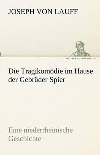 Cover image for Die Tragikomodie Im Hause Der Gebruder Spier