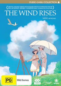 Cover image for The Wind Rises (DVD)