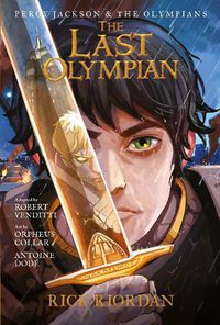 Cover image for Percy Jackson and the Olympians the Last Olympian: The Graphic Novel