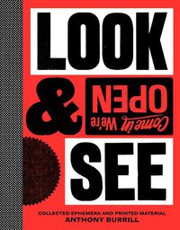 Cover image for Anthony Burrill: Look & See
