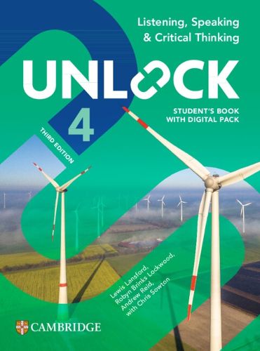Cover image for Unlock Level 4 Listening, Speaking and Critical Thinking Student's Book with Digital Pack