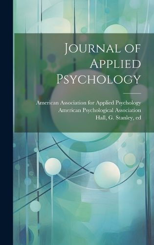 Cover image for Journal of Applied Psychology