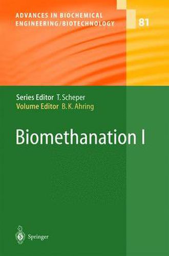 Cover image for Biomethanation I