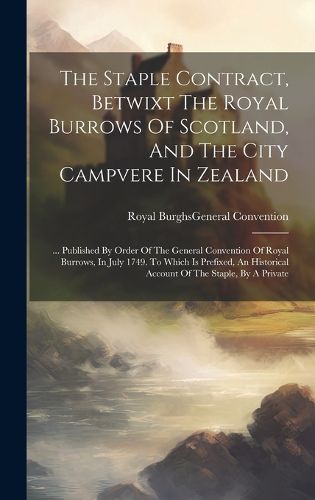 Cover image for The Staple Contract, Betwixt The Royal Burrows Of Scotland, And The City Campvere In Zealand