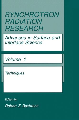 Cover image for Synchrotron Radiation Research: Advances in Surface and Interface Science