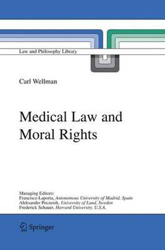 Cover image for Medical Law and Moral Rights