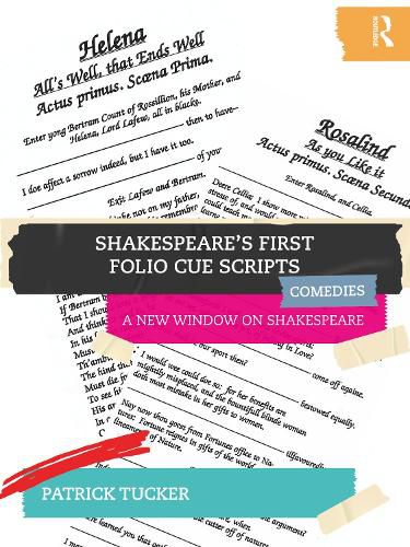 Cover image for Shakespeare's First Folio Cue Scripts - Comedies