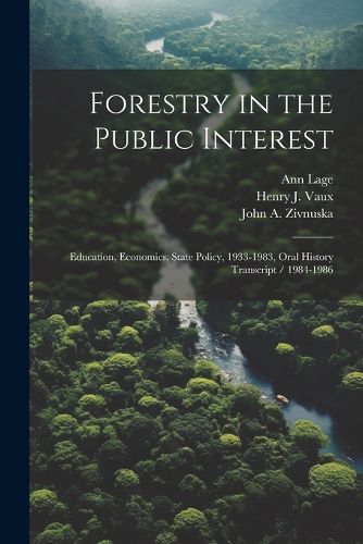 Cover image for Forestry in the Public Interest