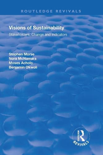 Cover image for Visions of Sustainability: Stakeholders, Change and Indicators