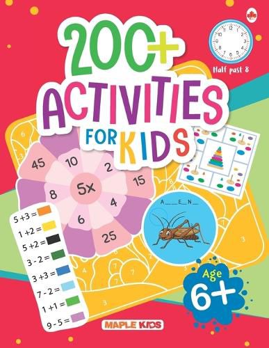 Cover image for Brain Activity Book for Kids:200+ Activities for Kids