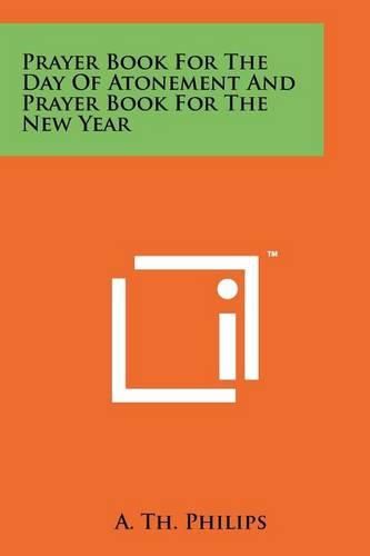 Cover image for Prayer Book for the Day of Atonement and Prayer Book for the New Year