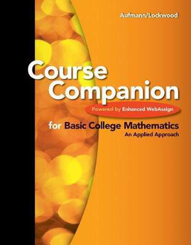 Cover image for Course Companion for Basic College Mathematics: Powered by WebAssign