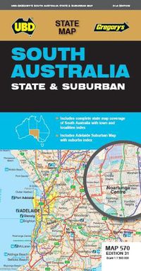 Cover image for South Australia State & Suburban Map 570 31st ed