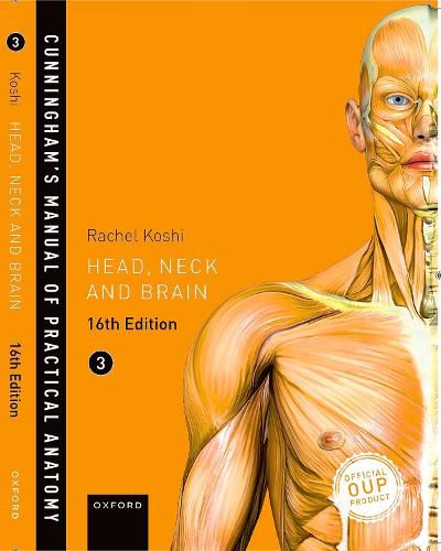 Cover image for Cunningham's Manual of Practical Anatomy VOL 3 Head, Neck and Brain