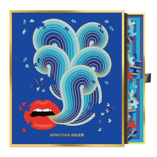 Jonathan Adler 750 Piece Lips Shaped Puzzle