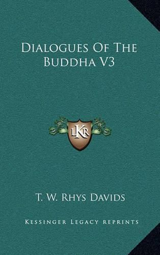 Dialogues of the Buddha V3