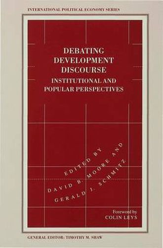 Cover image for Debating Development Discourse: Institutional and Popular Perspectives