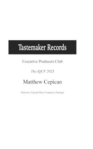 Cover image for Tastemaker Records Executive Producers Club The IQCF 2023