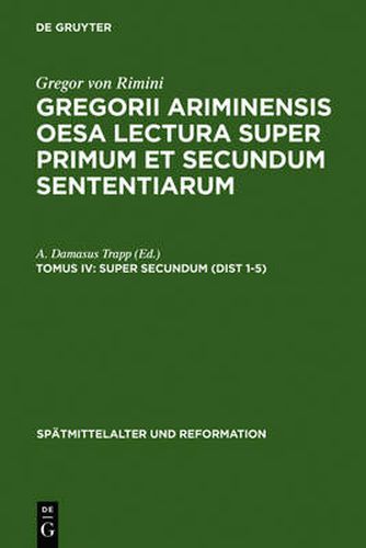 Cover image for Super Secundum (Dist 1-5)