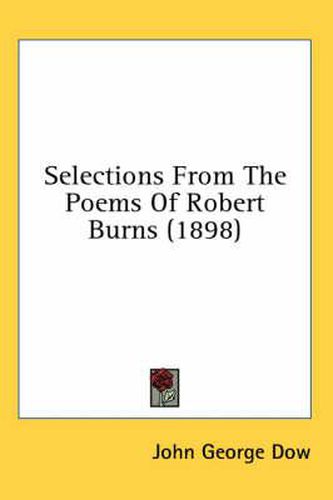 Cover image for Selections from the Poems of Robert Burns (1898)