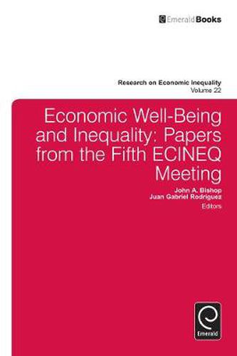 Cover image for Economic Well-Being and Inequality: Papers from the Fifth ECINEQ Meeting