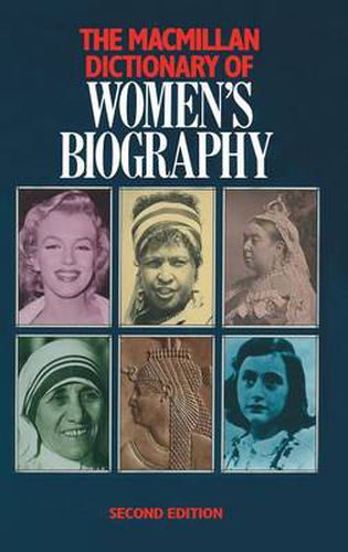 Cover image for Macmillan Dictionary of Women's Biography