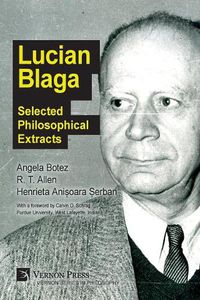 Cover image for Lucian Blaga: Selected Philosophical Extracts