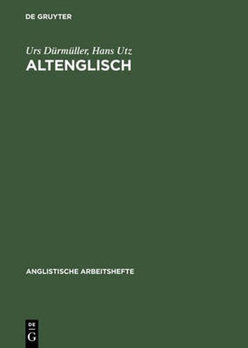 Altenglisch: Eine Einfuhrung