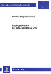 Cover image for Rechtsprobleme Der Transportdokumente