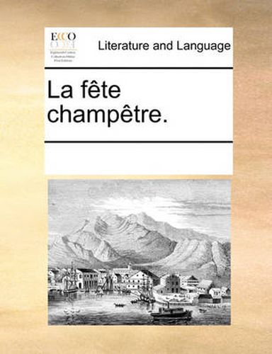 Cover image for La Fte Champtre.