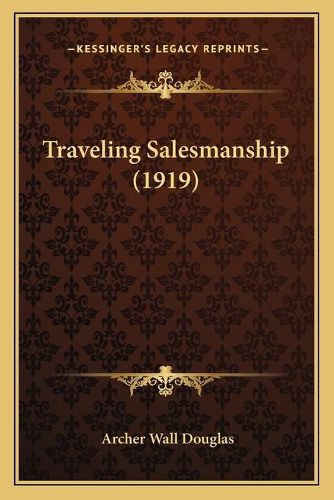 Cover image for Traveling Salesmanship (1919)