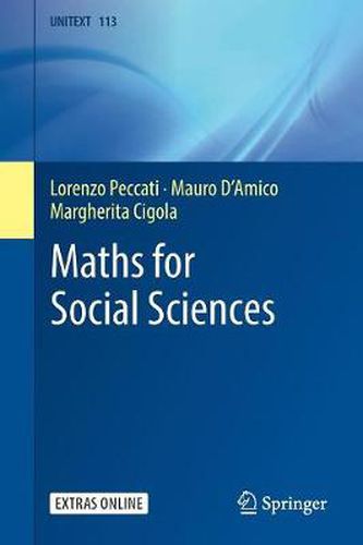 Cover image for Maths for Social Sciences