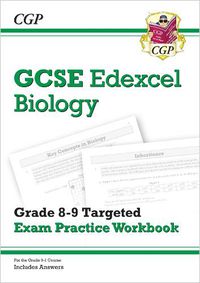 Cover image for GCSE Biology Edexcel Grade 8-9 Targeted Exam Practice Workbook (includes Answers)