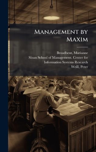 Cover image for Management by Maxim