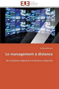 Cover image for Le Management   Distance