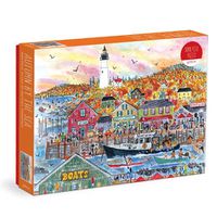 Cover image for Michael Storrings Autumn By the Sea 1000 Piece Puzzle