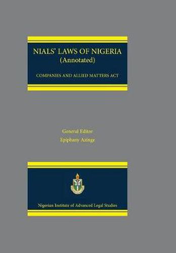 Cover image for NIALS Laws of Nigeria. Companies and Allied Matters Act