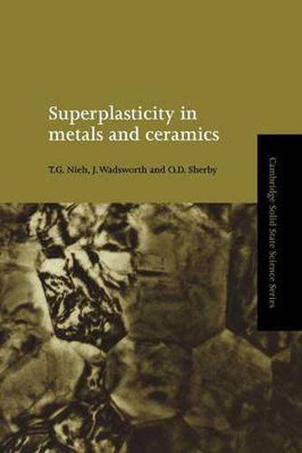 Cover image for Superplasticity in Metals and Ceramics